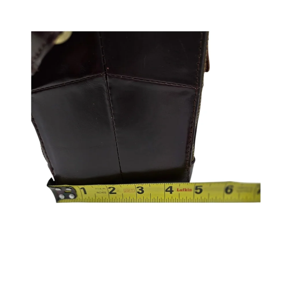 Cobbler Legend Brown Leather Bag Crossbody Satchel Organizer Purse - Picture 14 of 16